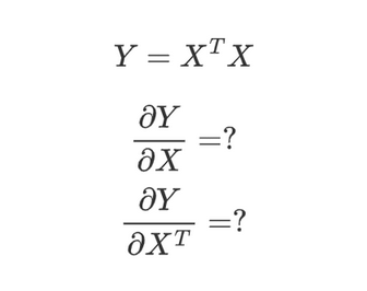 公式                                     Y=XTX